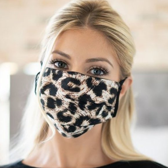 2 for 20! Leopard Print face mask - Picture 1 of 8
